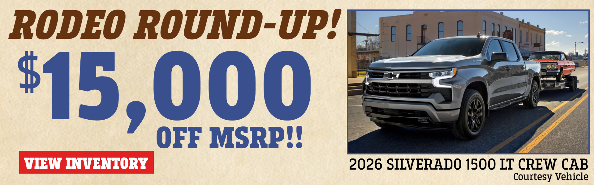 SILVERADO 1500 OFFERS FROM VARA CHEVROLET