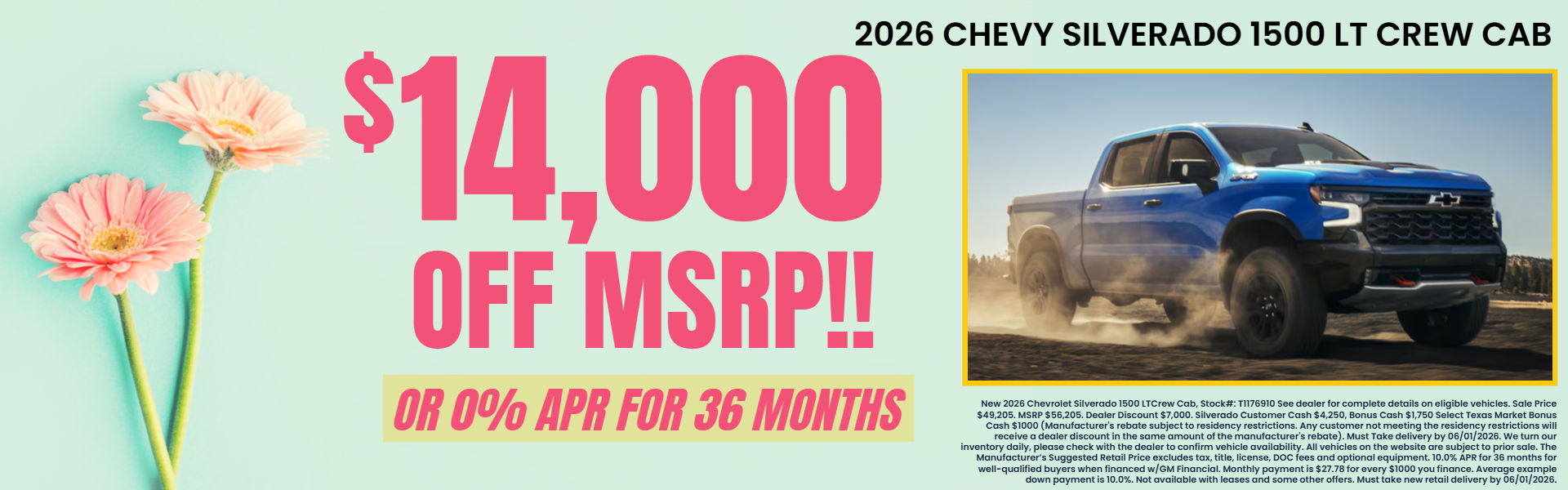 SILVERADO 1500 OFFER FROM VARA CHEVROLET