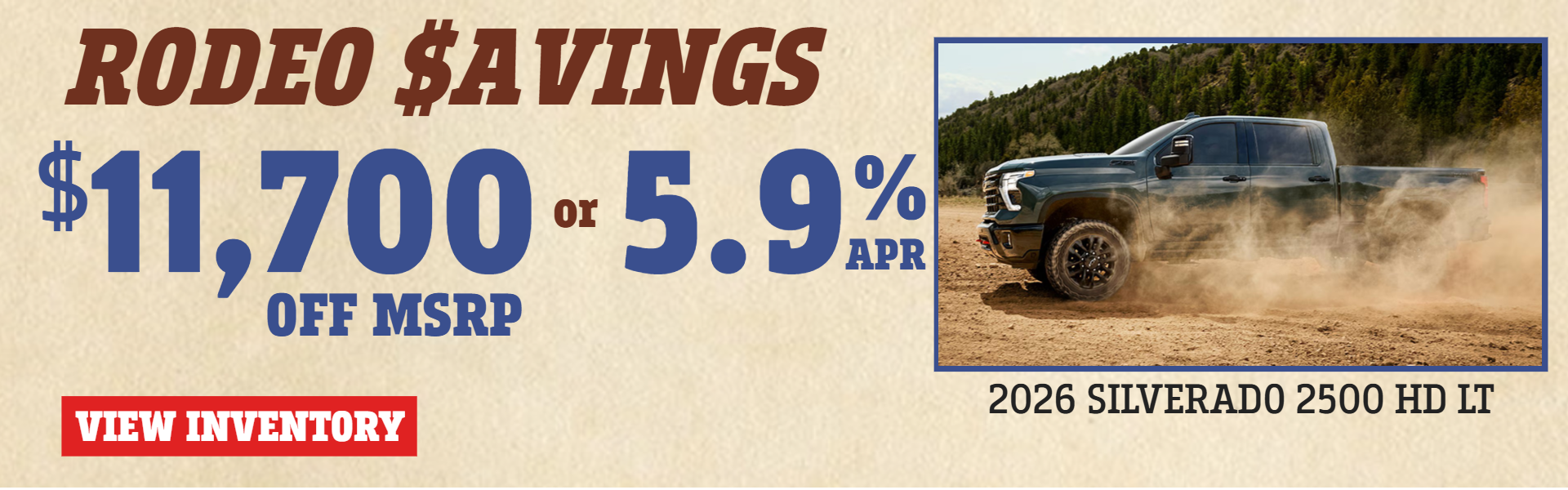 SILVERADO 2500 HD OFFERS FROM VARA CHEVROLET