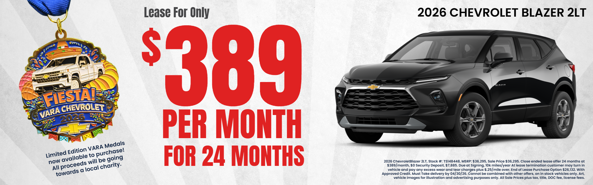 BLAZER LEASE OFFER FROM VARA CHEVROLET