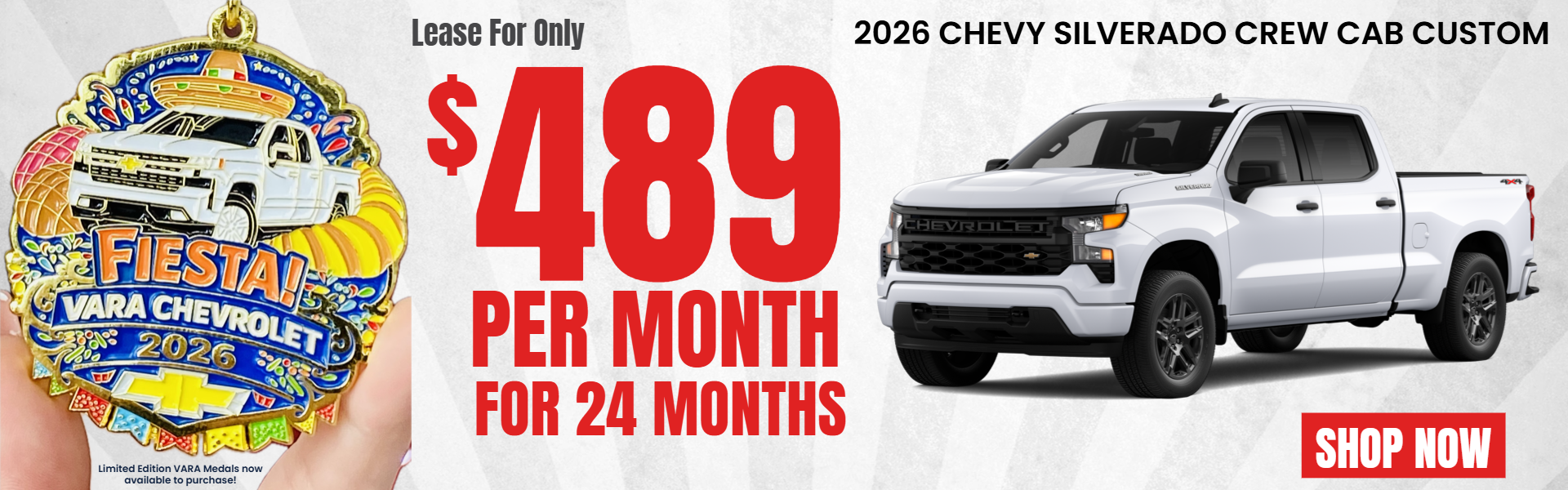 SILVERADO 1500 LEASE OFFER FROM VARA CHEVROLET