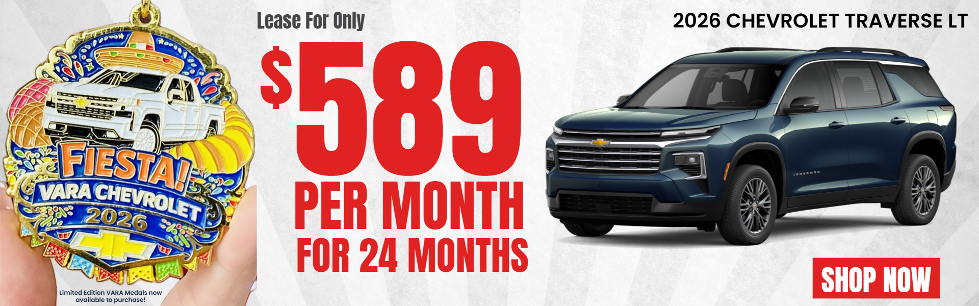 TRAVERSE LEASE OFFER FROM VARA CHEVROLET