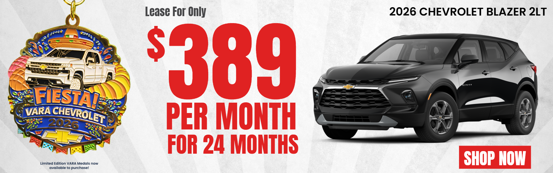 BLAZER LEASE OFFER FROM VARA CHEVROLET