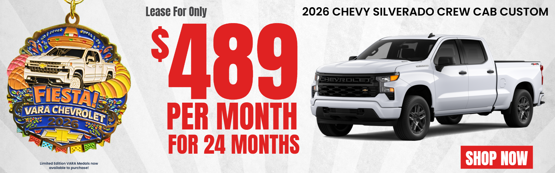 SILVERADO 1500 LEASE OFFER FROM VARA CHEVROLET