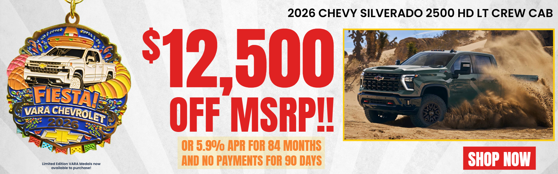 SILVERADO 2500 HD OFFER FROM VARA CHEVROLET