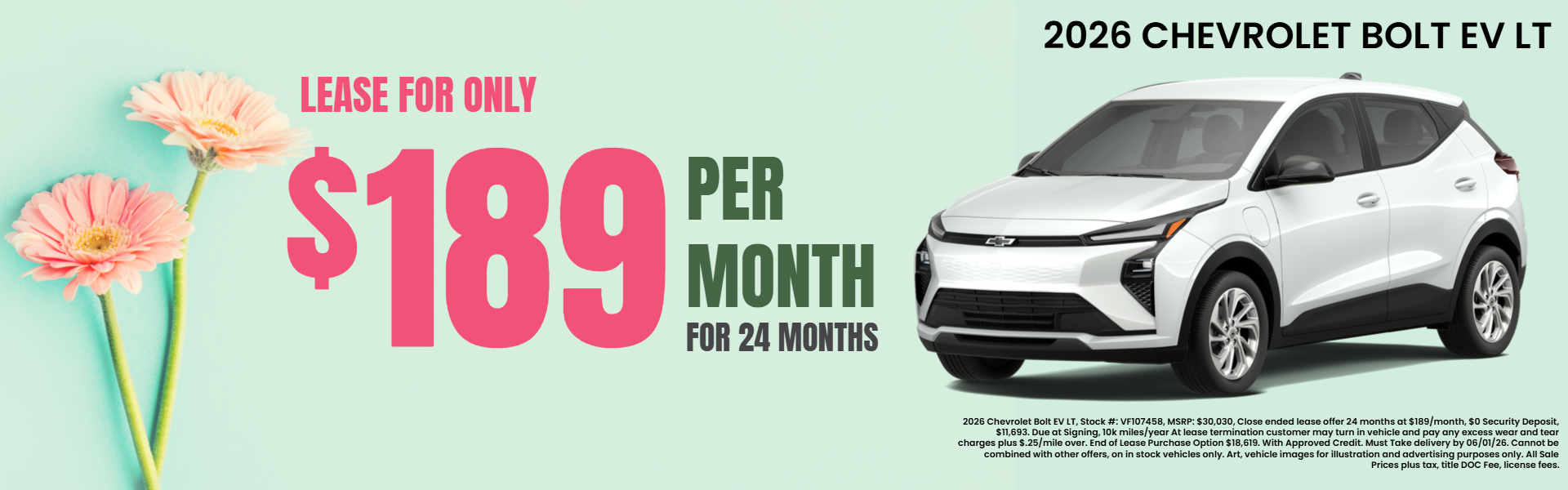 BOLT EV LEASE OFFER FROM VARA CHEVROLET